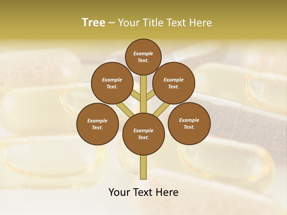 A Group Of Pills Sitting On Top Of A Table PowerPoint Template