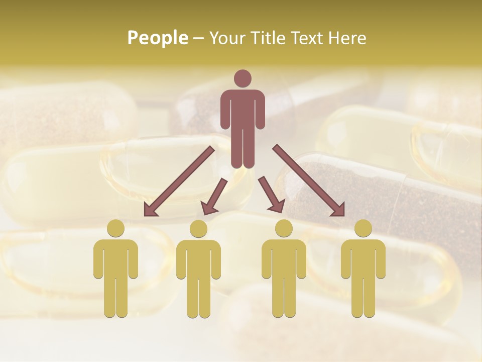A Group Of Pills Sitting On Top Of A Table PowerPoint Template