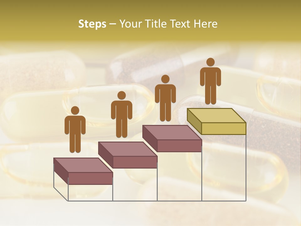 A Group Of Pills Sitting On Top Of A Table PowerPoint Template