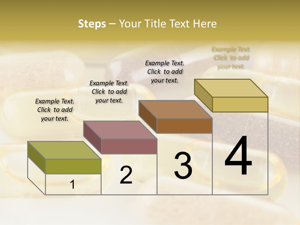 A Group Of Pills Sitting On Top Of A Table PowerPoint Template