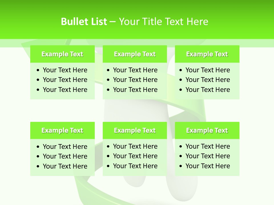 A Person Is Running With A Green Ribbon Around Him PowerPoint Template