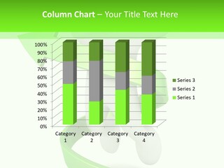 A Person Is Running With A Green Ribbon Around Him PowerPoint Template