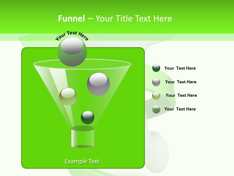 A Person Is Running With A Green Ribbon Around Him PowerPoint Template
