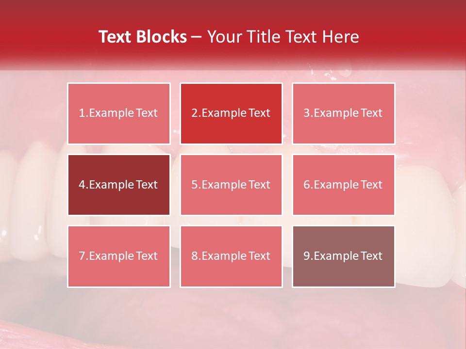 A Close Up Of A Tooth With A Plaque On It PowerPoint Template