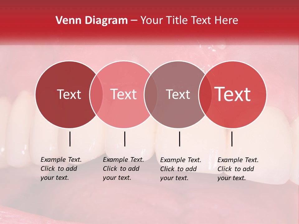 A Close Up Of A Tooth With A Plaque On It PowerPoint Template