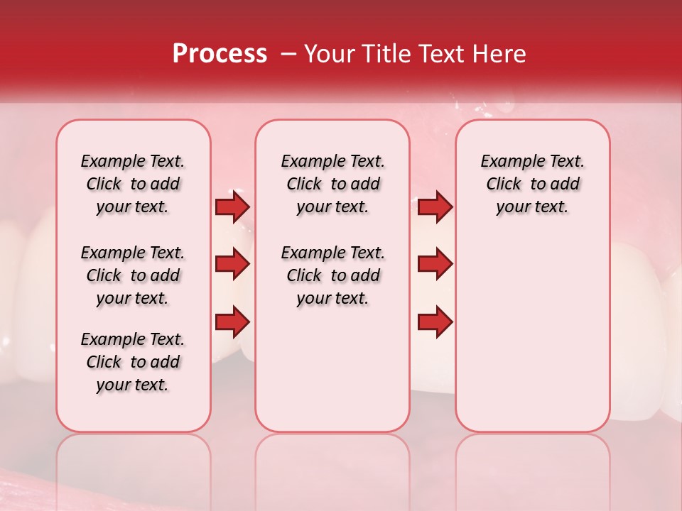 A Close Up Of A Tooth With A Plaque On It PowerPoint Template