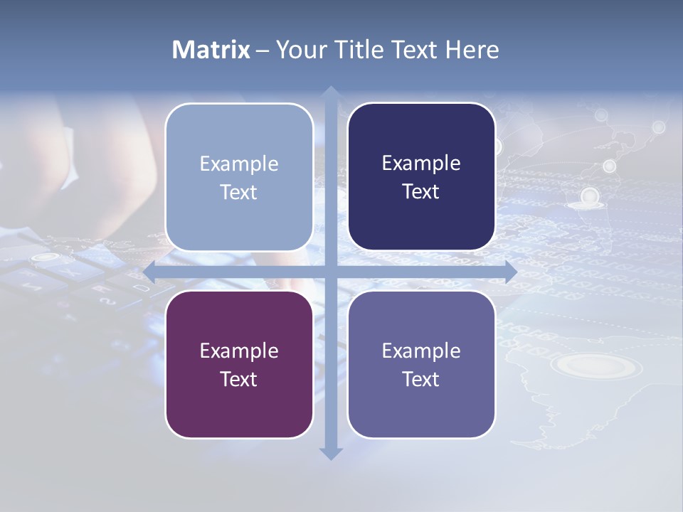 A Person Typing On A Laptop With A Finger On The Keyboard PowerPoint Template
