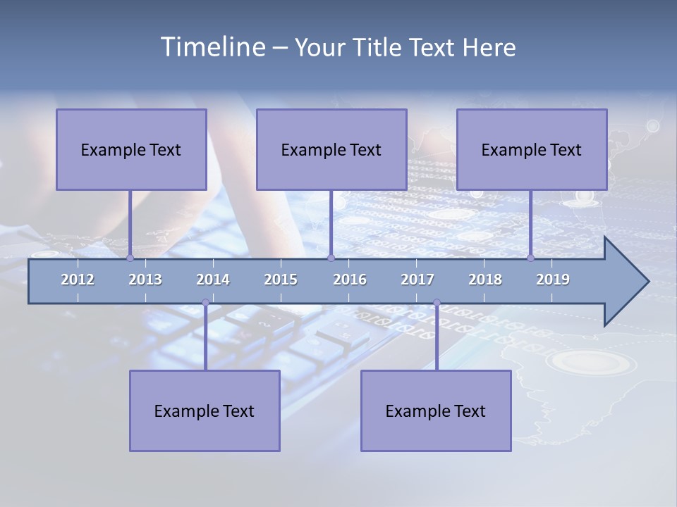A Person Typing On A Laptop With A Finger On The Keyboard PowerPoint Template