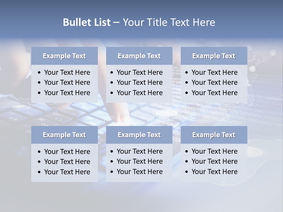 A Person Typing On A Laptop With A Finger On The Keyboard PowerPoint Template