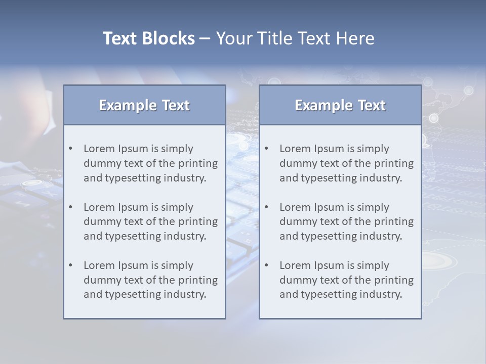 A Person Typing On A Laptop With A Finger On The Keyboard PowerPoint Template