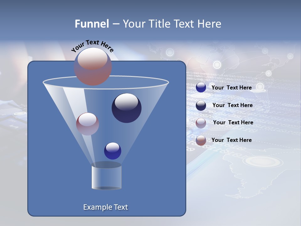 A Person Typing On A Laptop With A Finger On The Keyboard PowerPoint Template