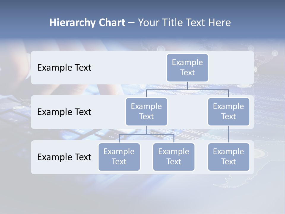 A Person Typing On A Laptop With A Finger On The Keyboard PowerPoint Template