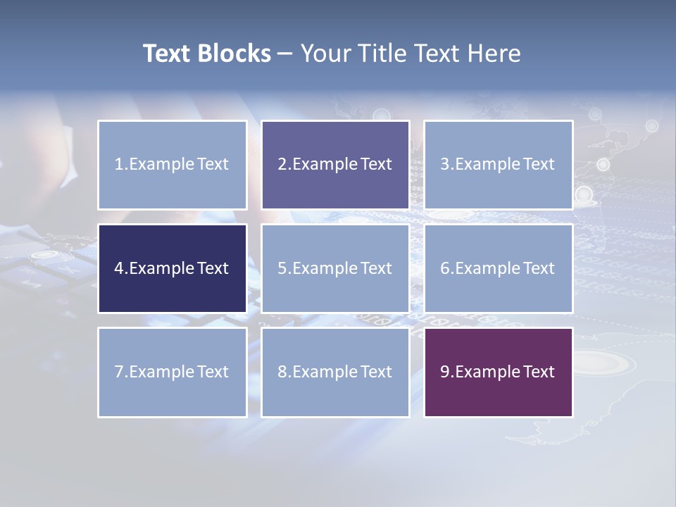 A Person Typing On A Laptop With A Finger On The Keyboard PowerPoint Template