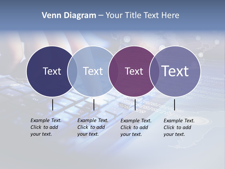 A Person Typing On A Laptop With A Finger On The Keyboard PowerPoint Template