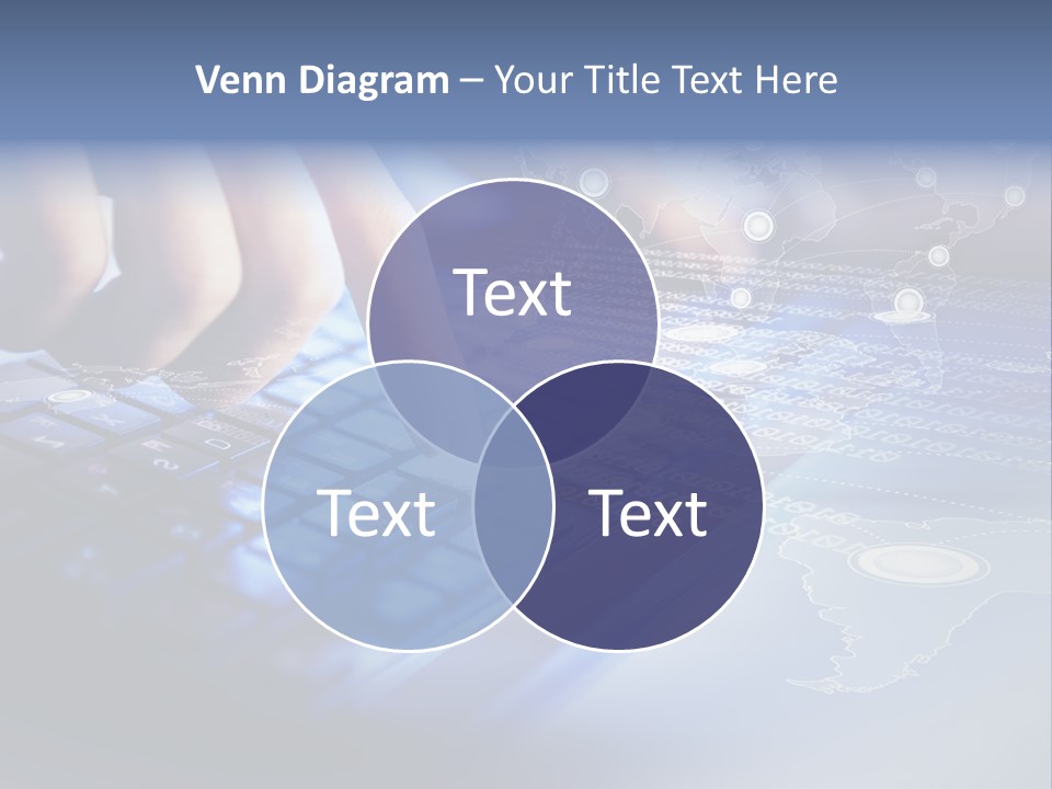 A Person Typing On A Laptop With A Finger On The Keyboard PowerPoint Template