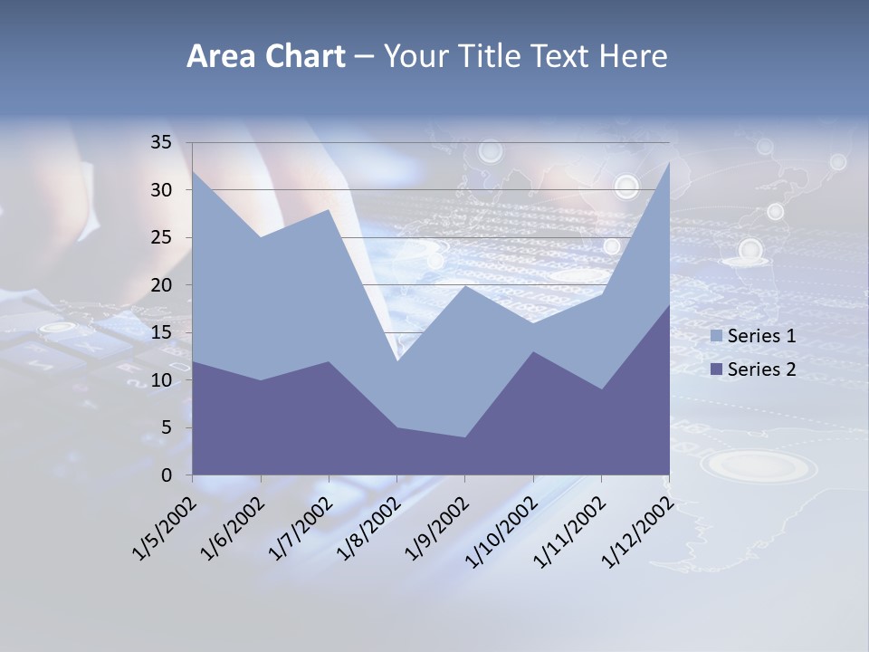 A Person Typing On A Laptop With A Finger On The Keyboard PowerPoint Template