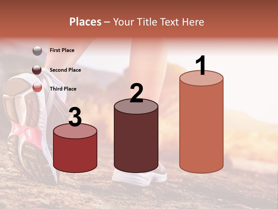 A Woman's Legs And Shoes Are Shown In This Powerpoint Presentation PowerPoint Template