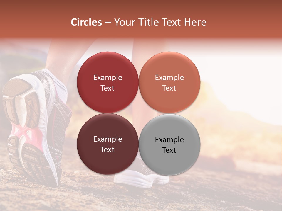 A Woman's Legs And Shoes Are Shown In This Powerpoint Presentation PowerPoint Template