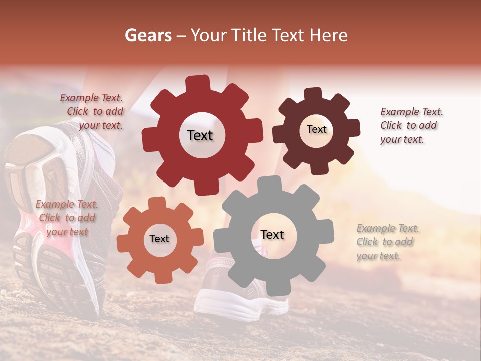 A Woman's Legs And Shoes Are Shown In This Powerpoint Presentation PowerPoint Template