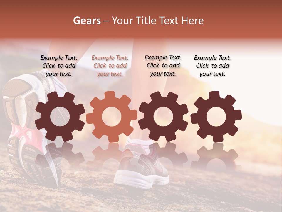 A Woman's Legs And Shoes Are Shown In This Powerpoint Presentation PowerPoint Template