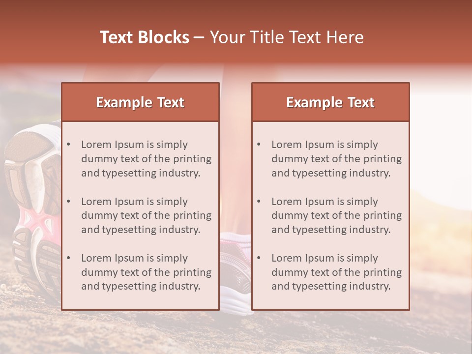 A Woman's Legs And Shoes Are Shown In This Powerpoint Presentation PowerPoint Template