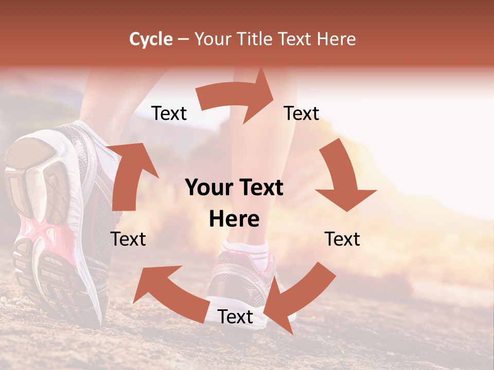 A Woman's Legs And Shoes Are Shown In This Powerpoint Presentation PowerPoint Template