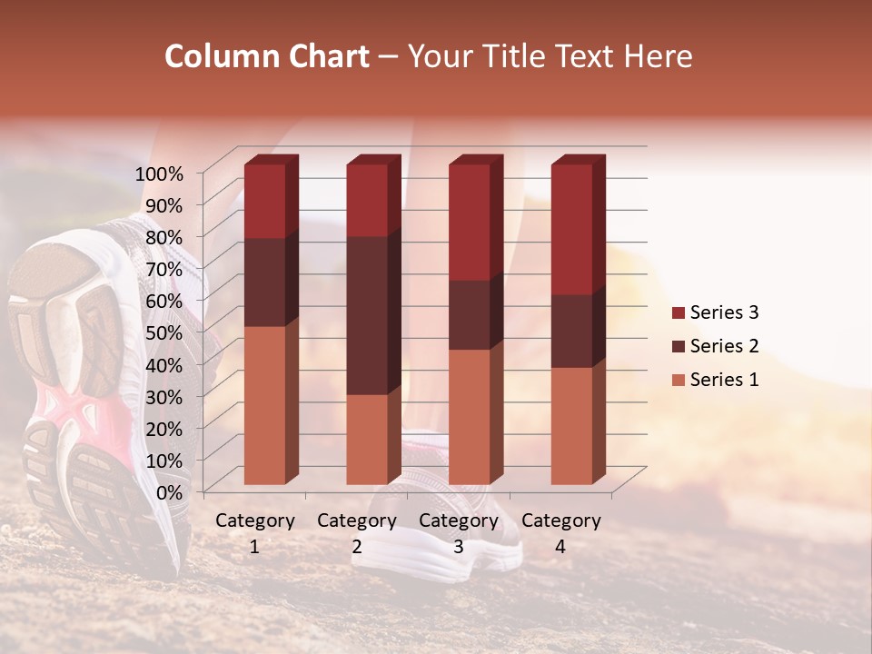 A Woman's Legs And Shoes Are Shown In This Powerpoint Presentation PowerPoint Template