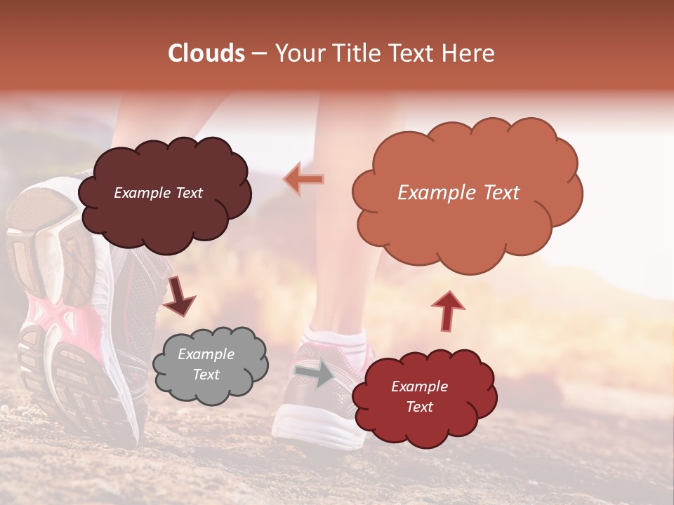 A Woman's Legs And Shoes Are Shown In This Powerpoint Presentation PowerPoint Template