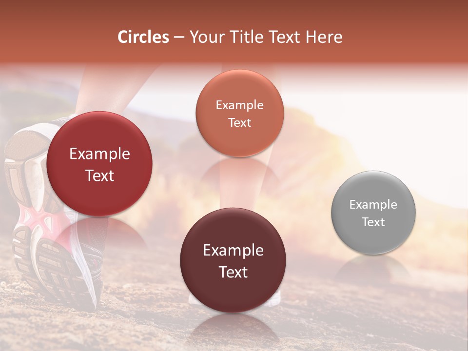 A Woman's Legs And Shoes Are Shown In This Powerpoint Presentation PowerPoint Template