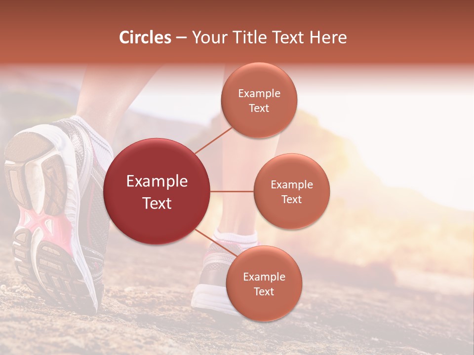A Woman's Legs And Shoes Are Shown In This Powerpoint Presentation PowerPoint Template