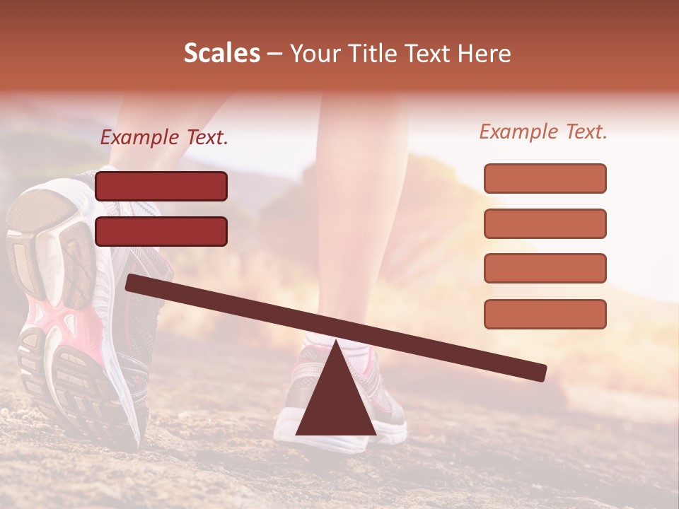 A Woman's Legs And Shoes Are Shown In This Powerpoint Presentation PowerPoint Template