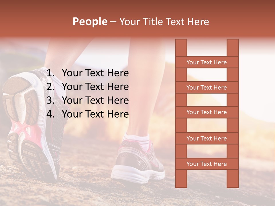 A Woman's Legs And Shoes Are Shown In This Powerpoint Presentation PowerPoint Template