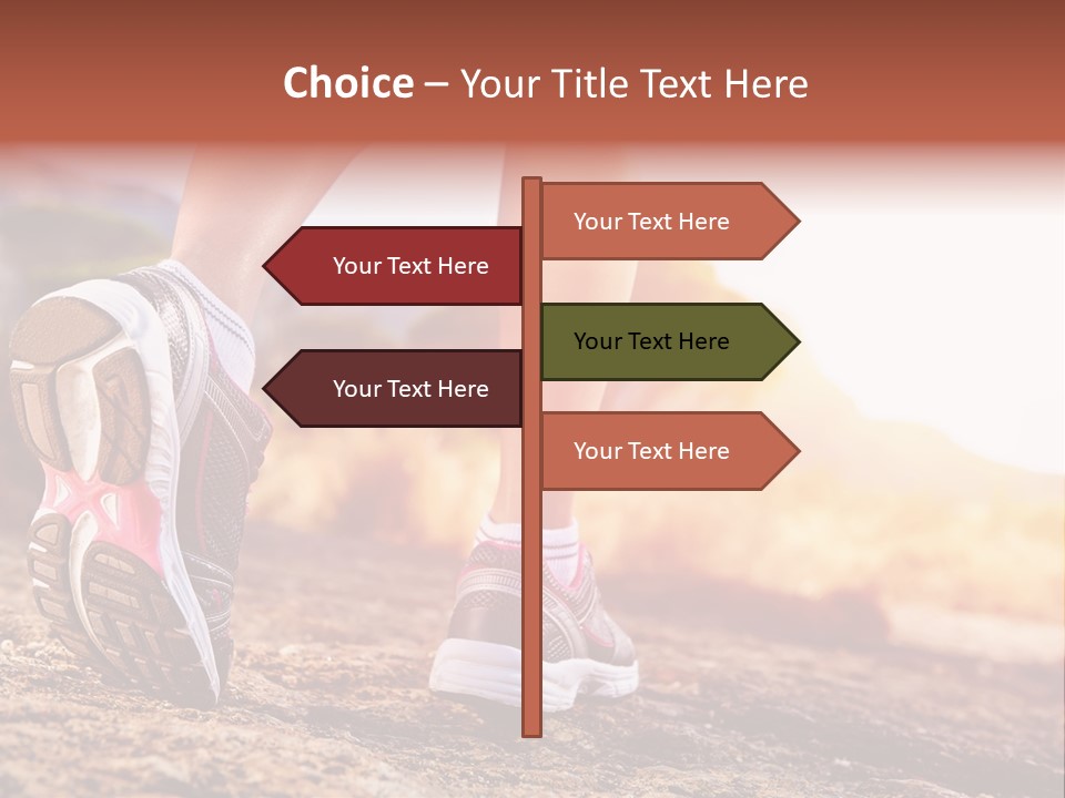 A Woman's Legs And Shoes Are Shown In This Powerpoint Presentation PowerPoint Template