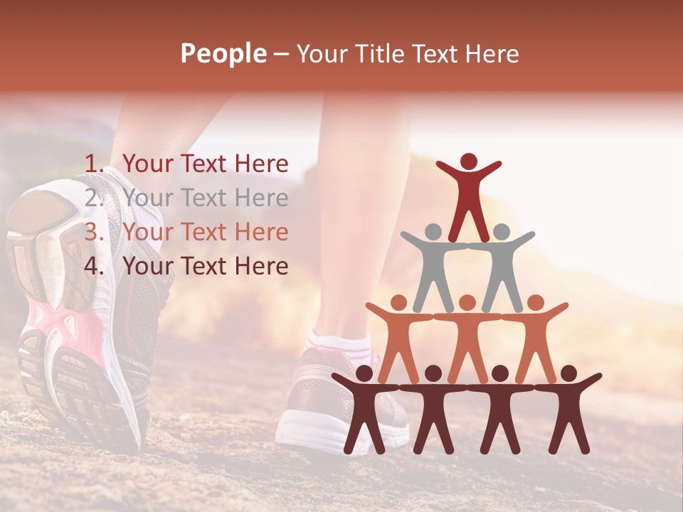 A Woman's Legs And Shoes Are Shown In This Powerpoint Presentation PowerPoint Template