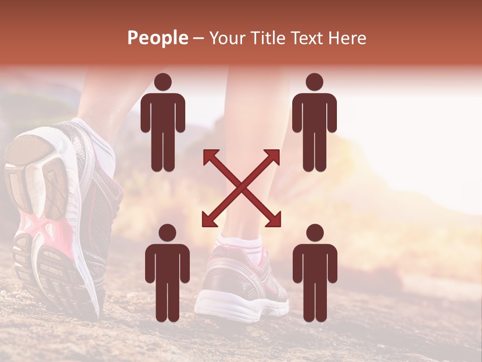 A Woman's Legs And Shoes Are Shown In This Powerpoint Presentation PowerPoint Template