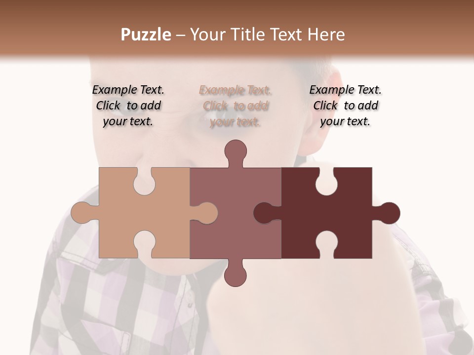 A Young Boy Making A Thumbs Up Sign PowerPoint Template