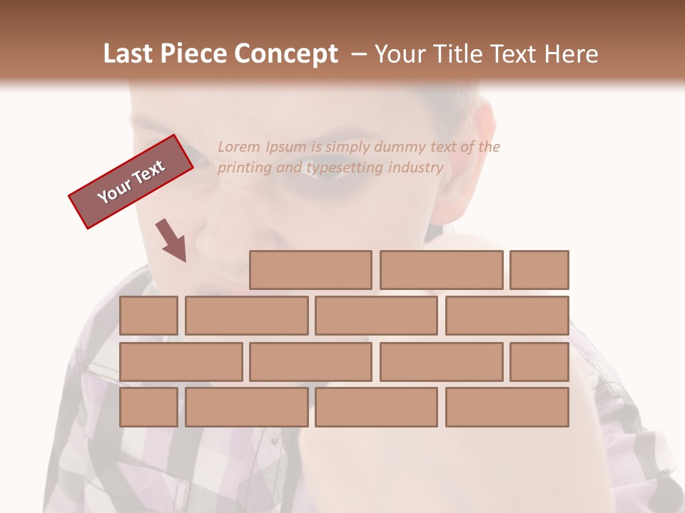 A Young Boy Making A Thumbs Up Sign PowerPoint Template