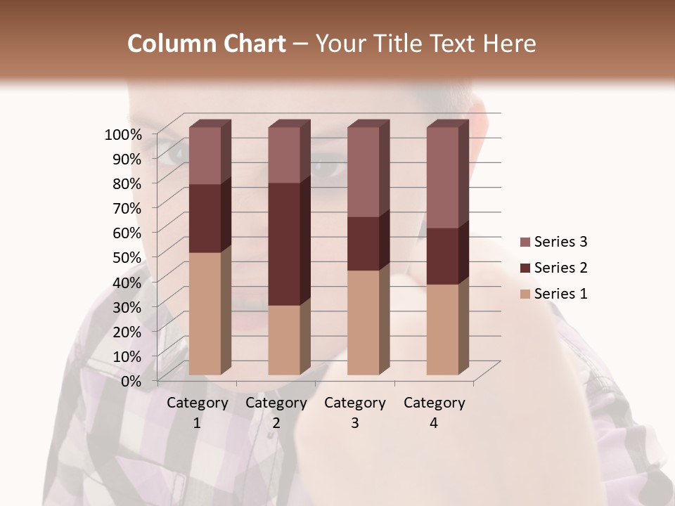 A Young Boy Making A Thumbs Up Sign PowerPoint Template