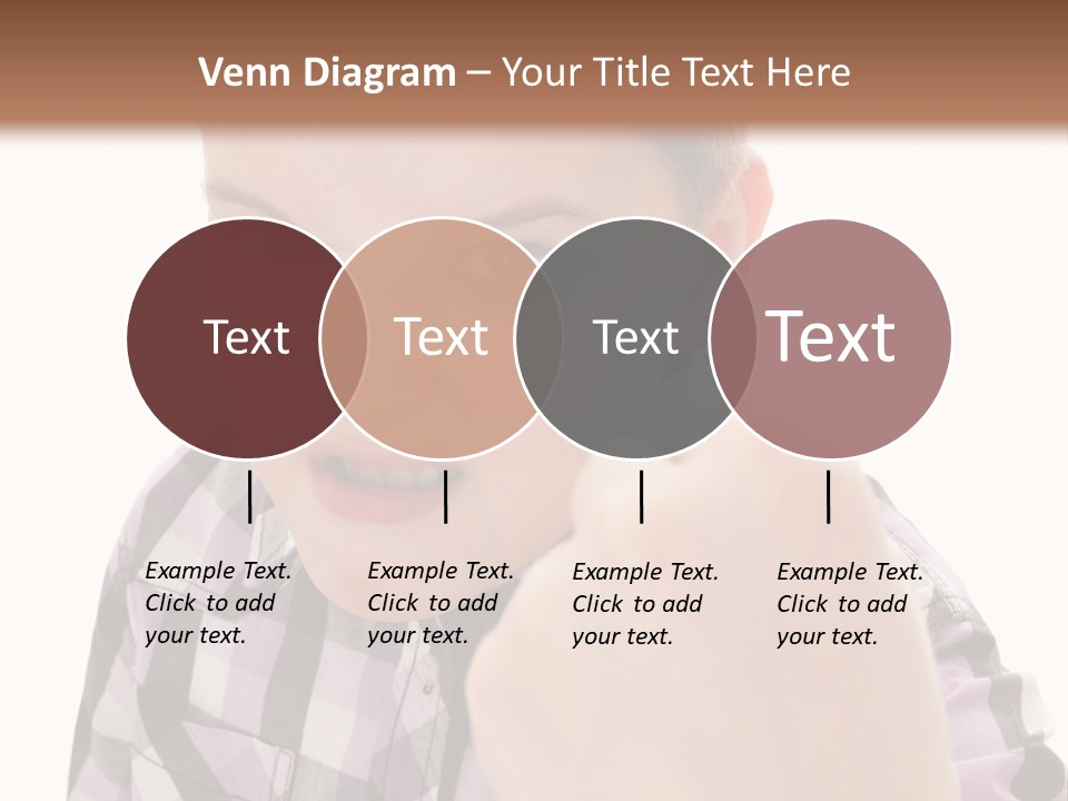 A Young Boy Making A Thumbs Up Sign PowerPoint Template