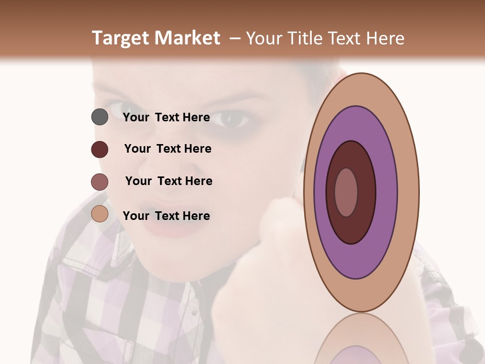 A Young Boy Making A Thumbs Up Sign PowerPoint Template