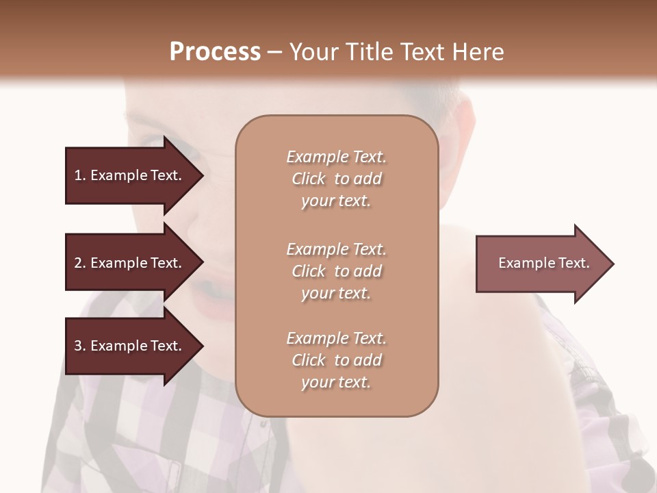 A Young Boy Making A Thumbs Up Sign PowerPoint Template