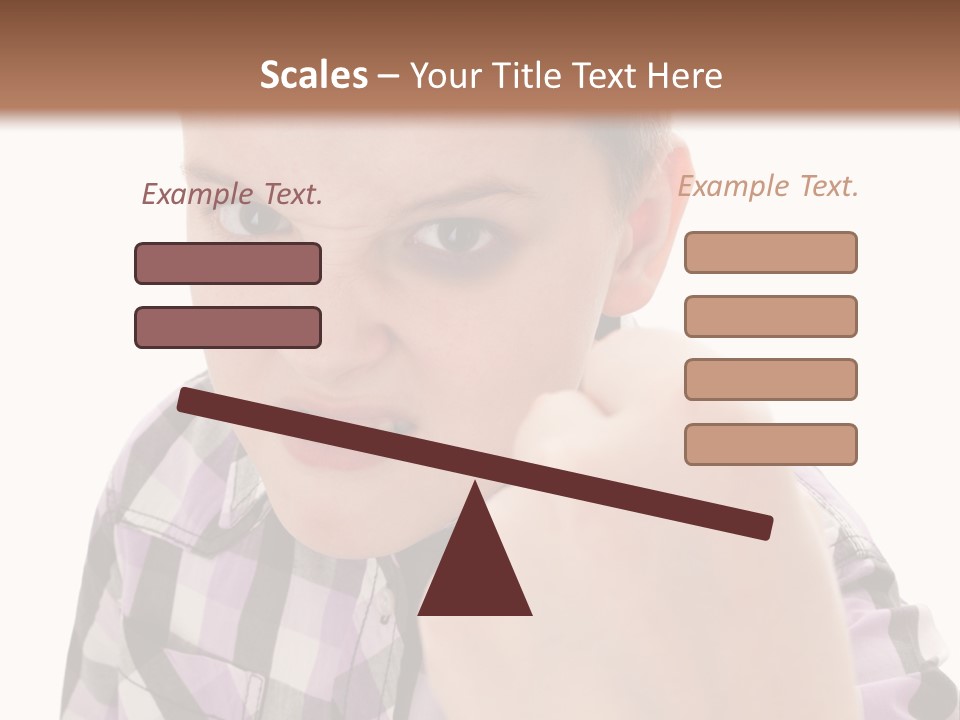 A Young Boy Making A Thumbs Up Sign PowerPoint Template