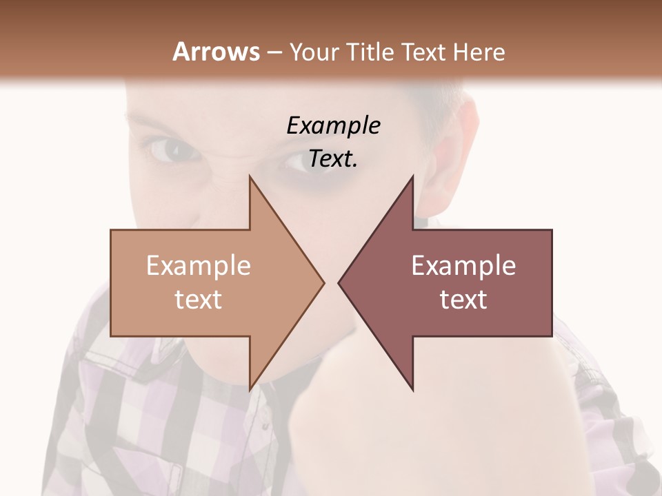 A Young Boy Making A Thumbs Up Sign PowerPoint Template