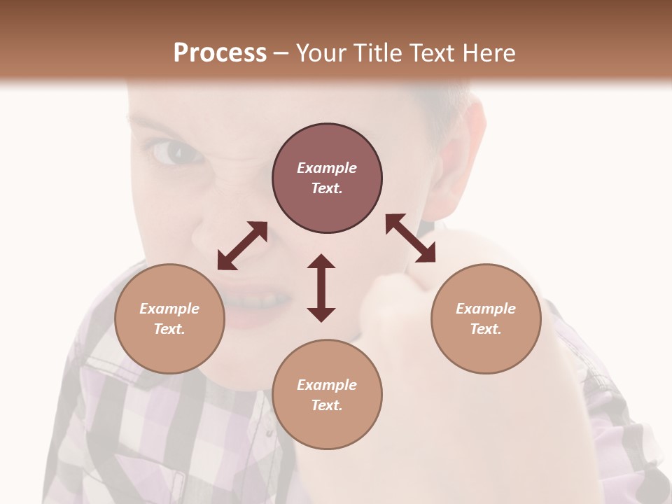 A Young Boy Making A Thumbs Up Sign PowerPoint Template