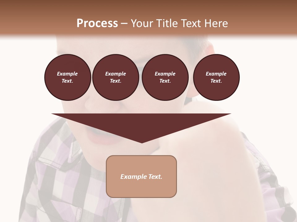 A Young Boy Making A Thumbs Up Sign PowerPoint Template