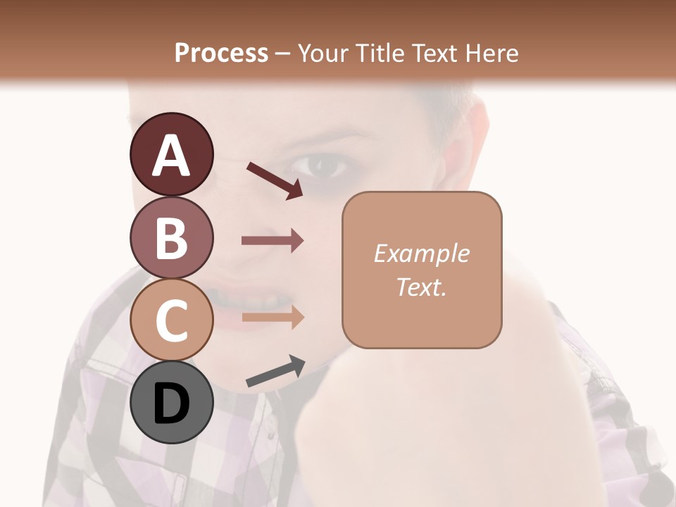 A Young Boy Making A Thumbs Up Sign PowerPoint Template