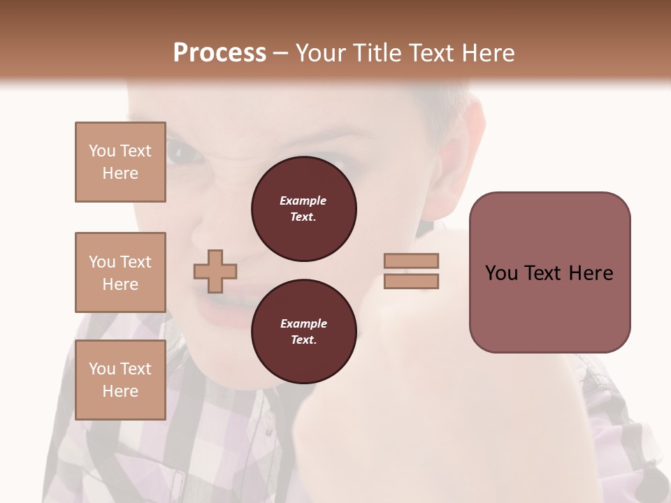 A Young Boy Making A Thumbs Up Sign PowerPoint Template