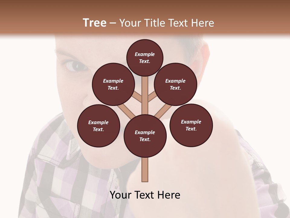 A Young Boy Making A Thumbs Up Sign PowerPoint Template