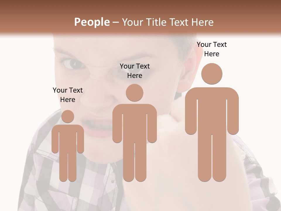 A Young Boy Making A Thumbs Up Sign PowerPoint Template