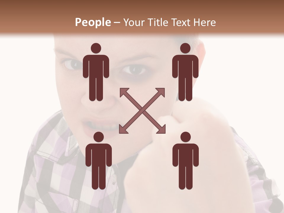 A Young Boy Making A Thumbs Up Sign PowerPoint Template